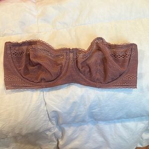 Strapless bra lace pink 32D VS